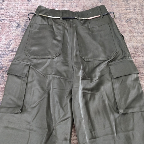 NWT Scotch & Soda Faye High Rise Relaxed Tapered Leg Paper Bag Utility Pants XS - Picture 7 of 7